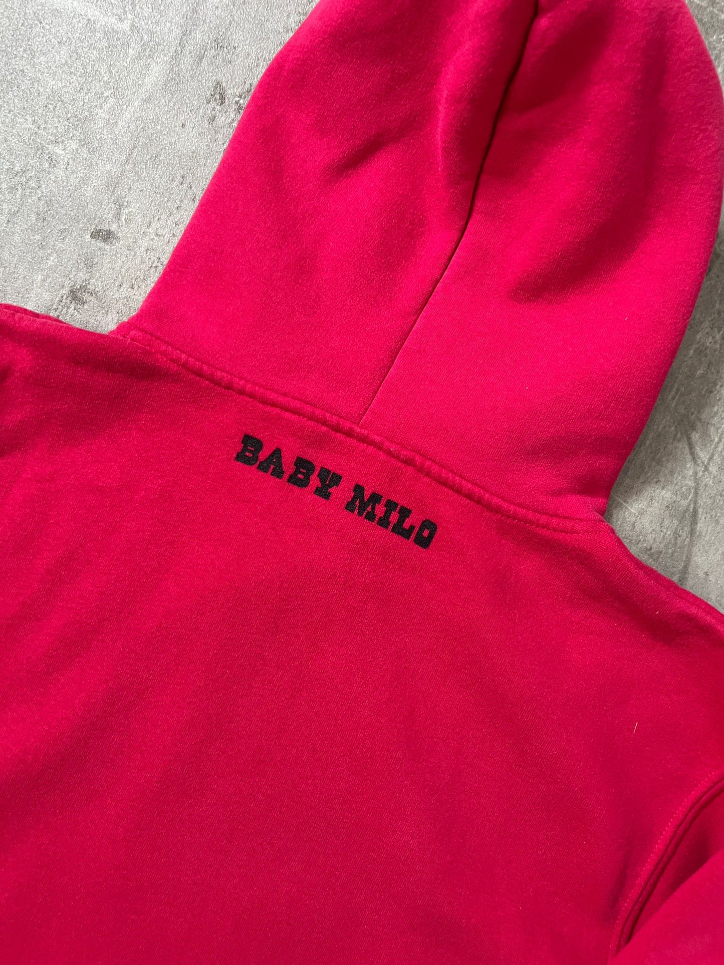 baby milo hoodie (PINK)(XL)