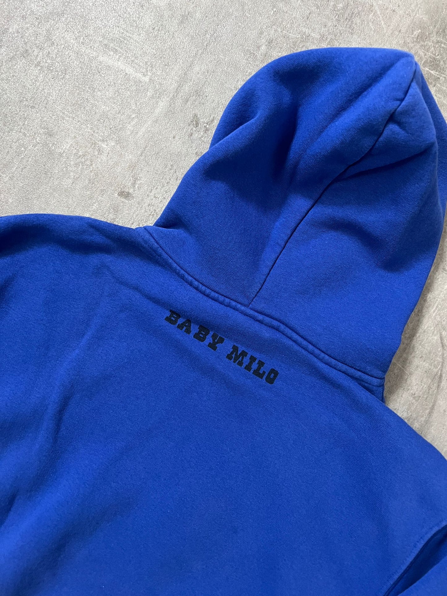 Baby milo hoodie (BLUE)(XL)