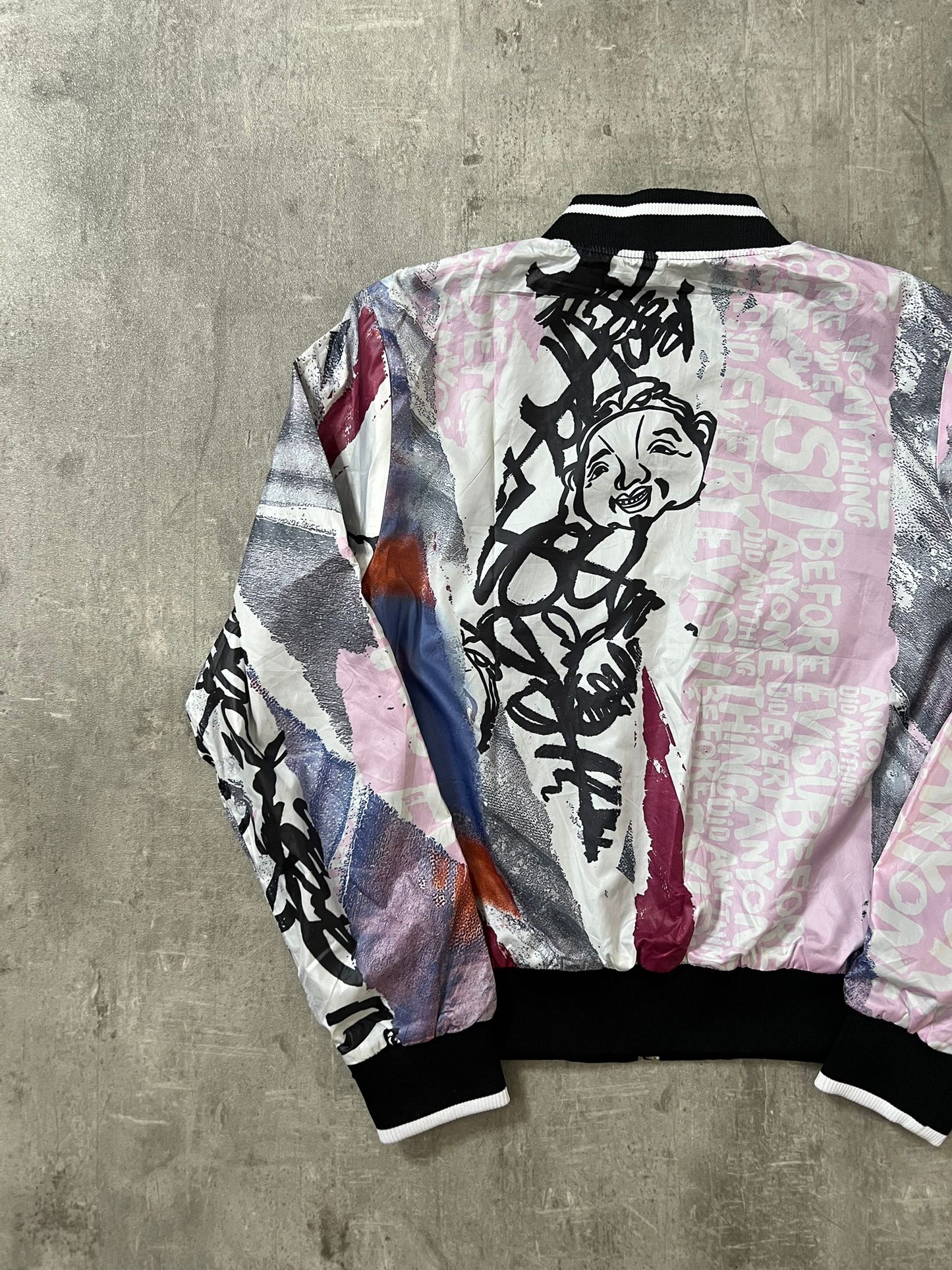 evisu bomber jacket (XS-S)