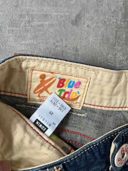 Edwin Blue trip 503 flared jeans (XS)