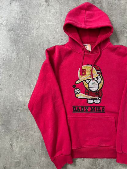baby milo hoodie (PINK)(XL)