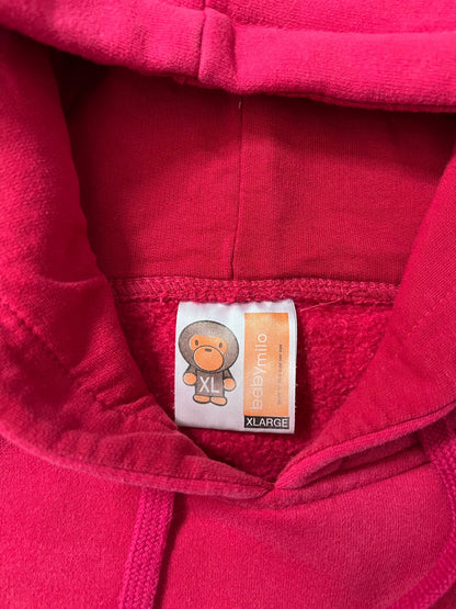 baby milo hoodie (PINK)(XL)