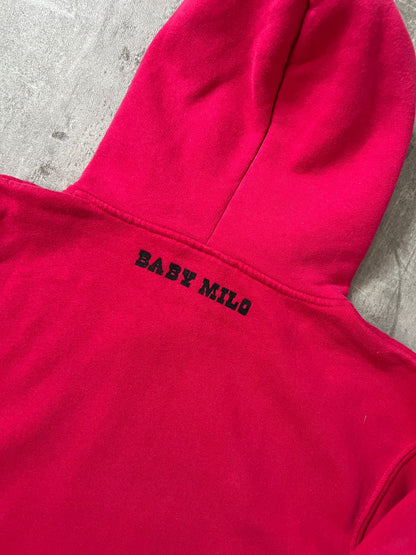 baby milo hoodie (PINK)(XL)