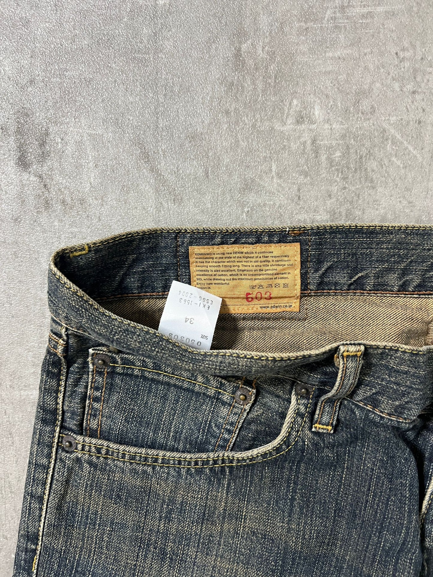 Edwin jeans 503 mud wash (l)