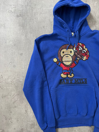 Baby milo hoodie (BLUE)(XL)