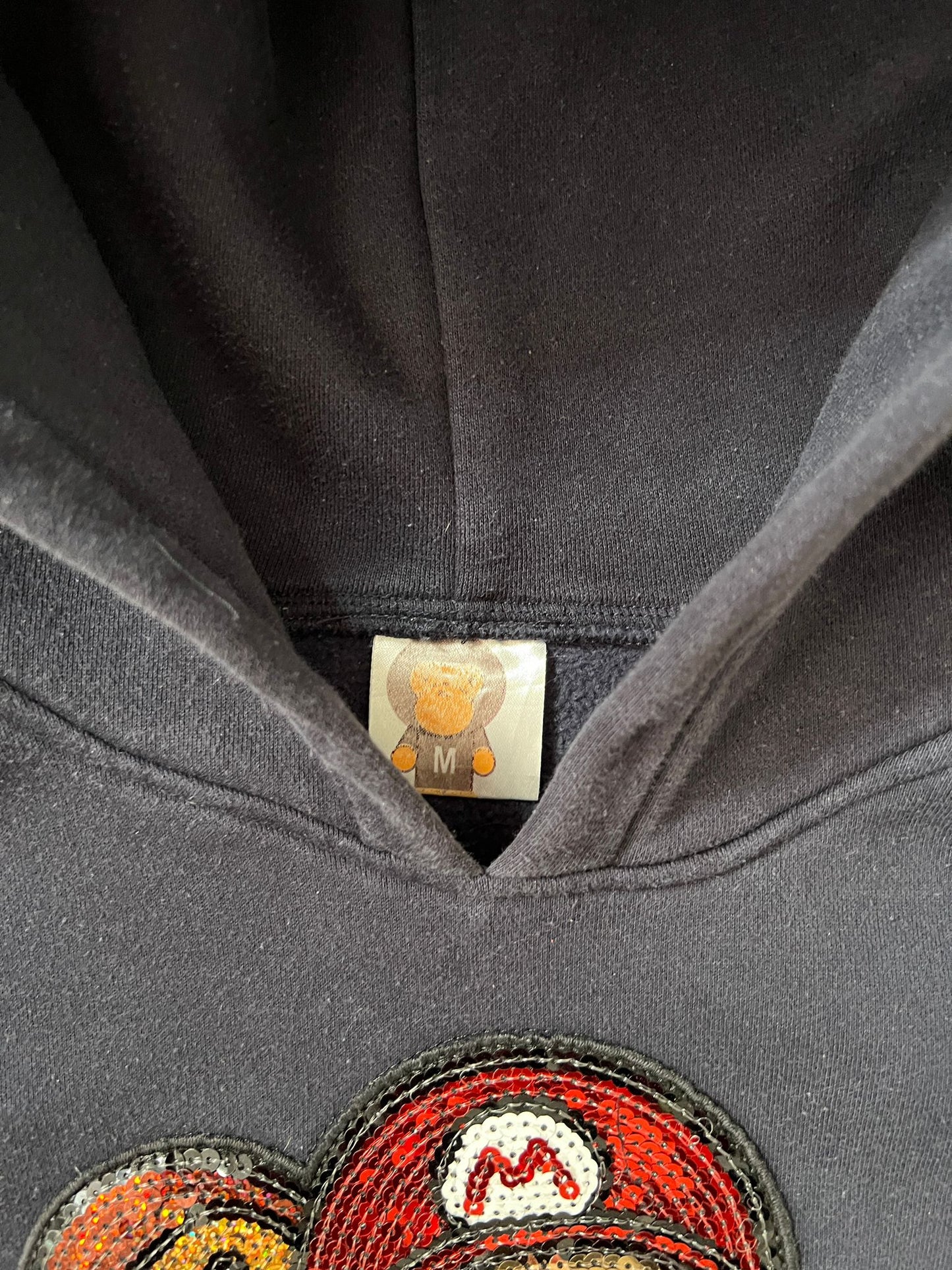 baby milo x mario hoodie (NAVY)(M)