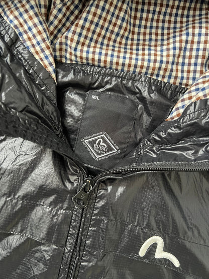 Evisu rain jacket plaid (L)
