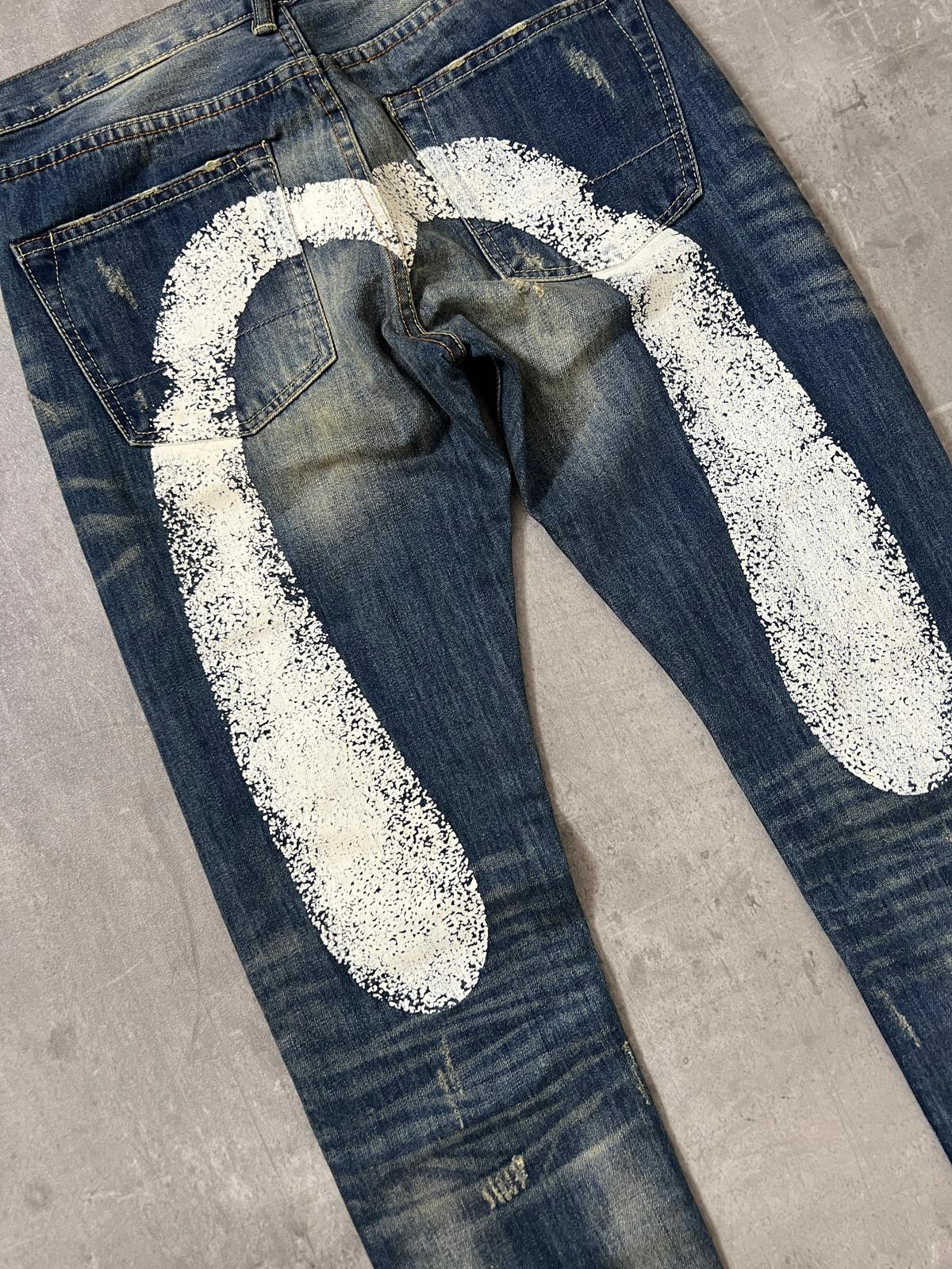 Evisu jeans daicock big logo (M)