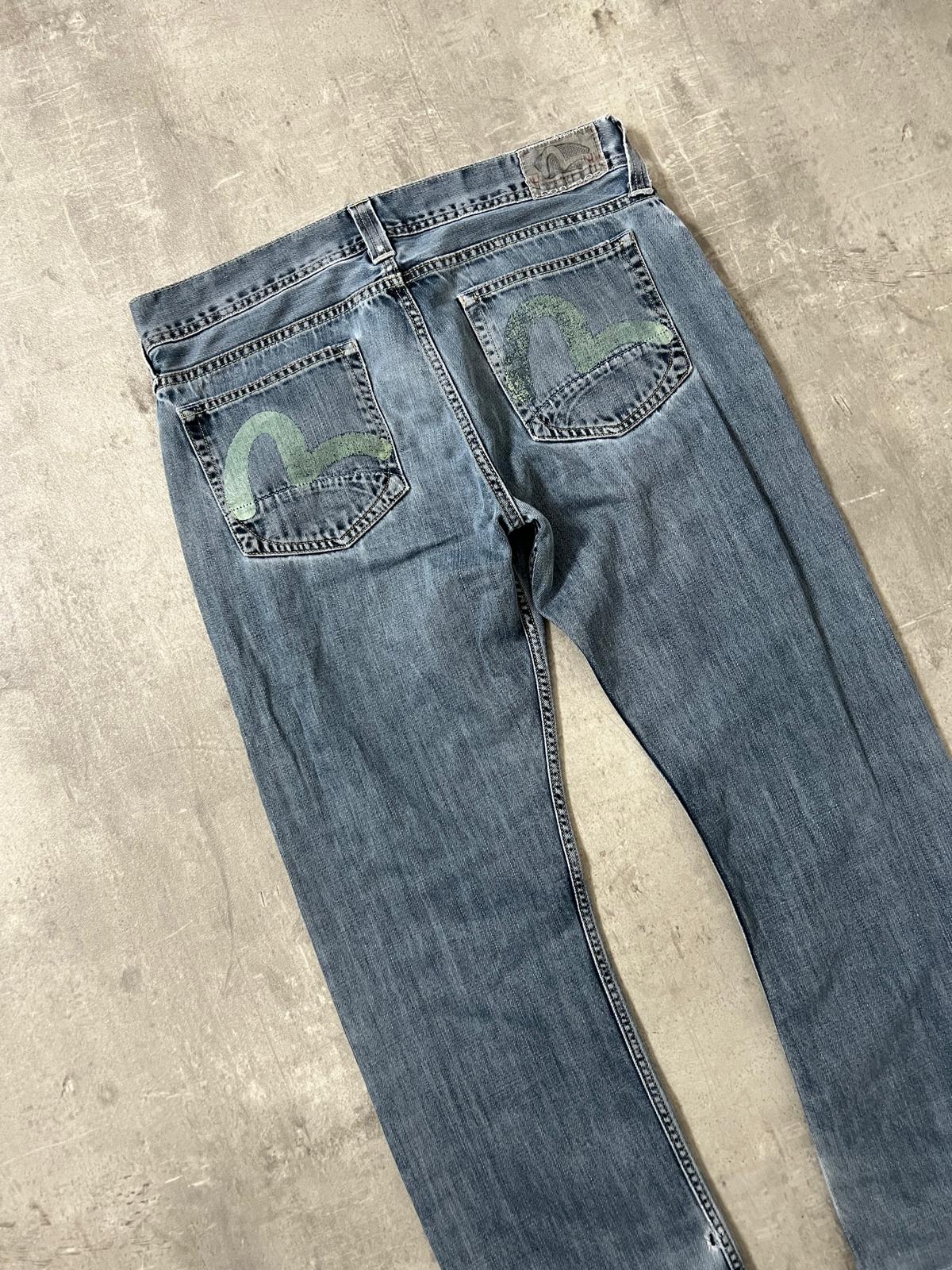 evisu x puma jeans (L)