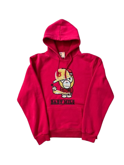 baby milo hoodie (PINK)(XL)
