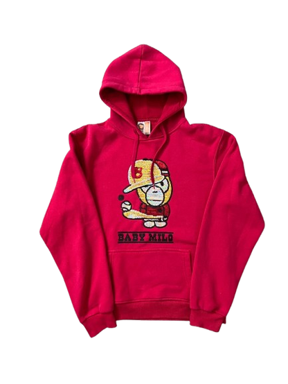 baby milo hoodie (PINK)(XL)