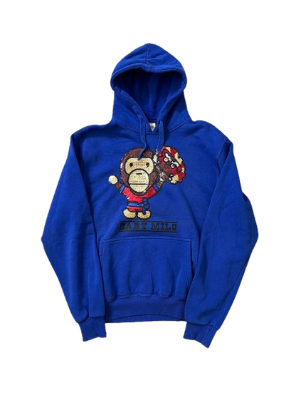 Baby milo hoodie (BLUE)(XL)