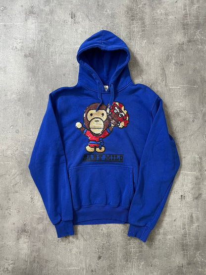 Baby milo hoodie (BLUE)(XL)