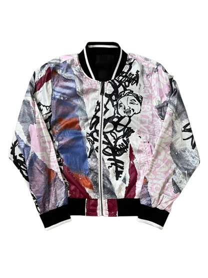 evisu bomber jacket (XS-S)