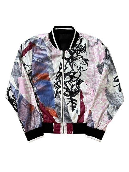 evisu bomber jacket (XS-S)
