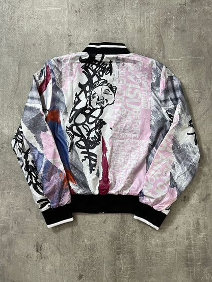 evisu bomber jacket (XS-S)
