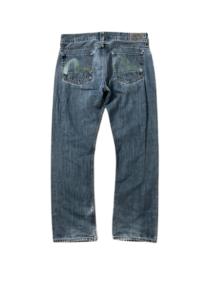 evisu x puma jeans (L)