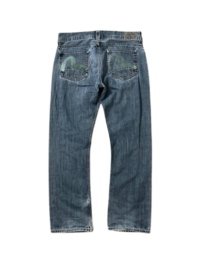 evisu x puma jeans (L)
